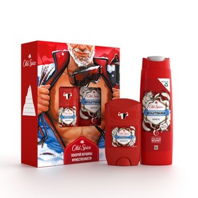 

Подарочный набор Old Spice Wolfthorn: Твердый дезодорант, 50 мл, Гель для душа, 250 мл