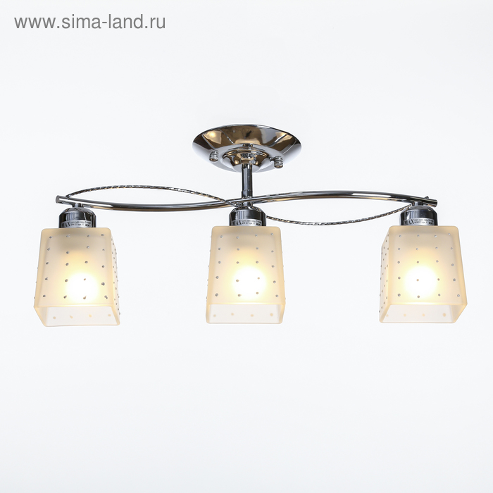 

Люстра "Баланс" 3x40Вт E27 хром 55х15х28 см.