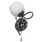 Бра "Герта" 1x60Вт E27 черный 19х20х24 см