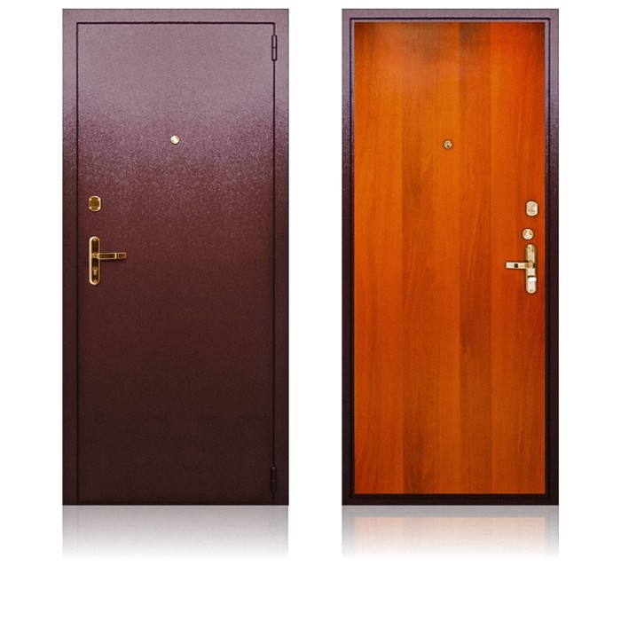 Входная дверь «Берлога ЭК2», 870 × 2050 мм, правая, цвет миланский орех