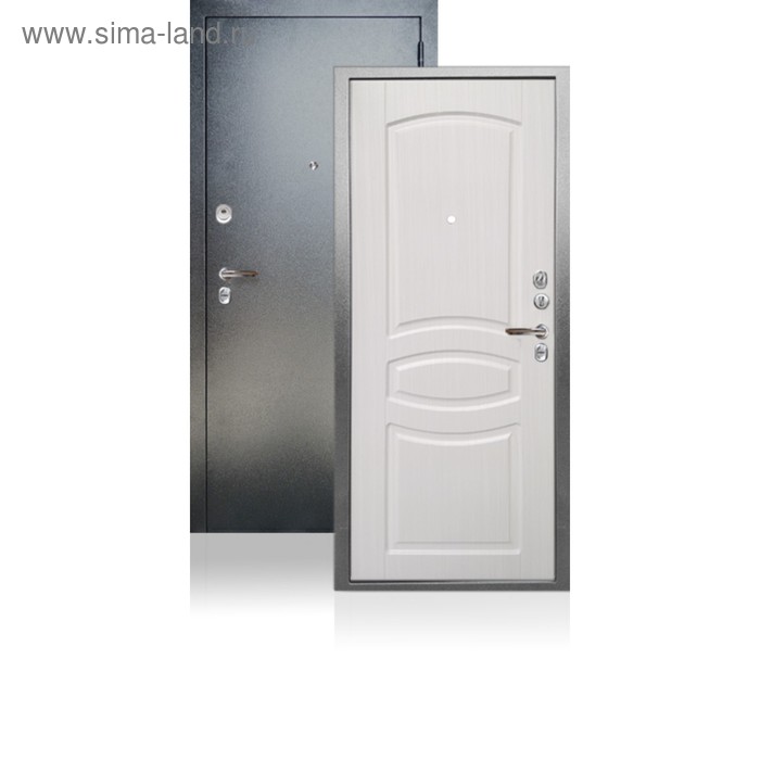 Входная дверь ARGUS «ДА-61», 980 × 2100 мм, левая, цвет белый ясень входная дверь argus да 61 870 × 2050 мм правая цвет белый ясень