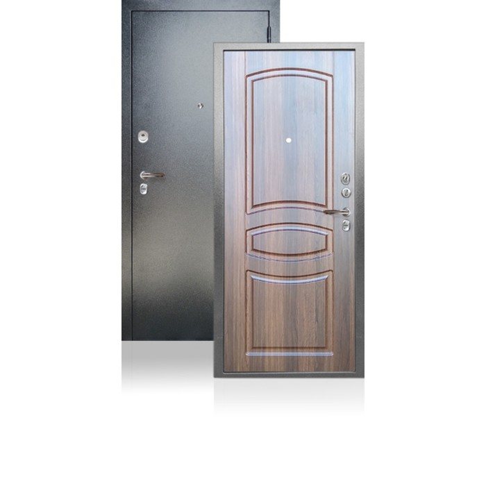 Входная дверь ARGUS «ДА-61», 970 × 2050 мм, левая, цвет коньяк статус