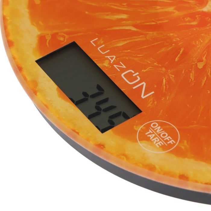 Весы кухонные LuazON LVK-701 "Апельсин", электронные, до 7 кг
