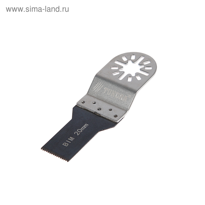 Насадка для МФИ TUNDRA прямая по металлу, BiM, 20 мм, мелкий зуб