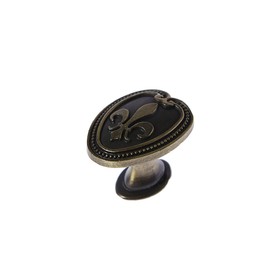 Ручка кнопка TUNDRA РК204, цвет бронза