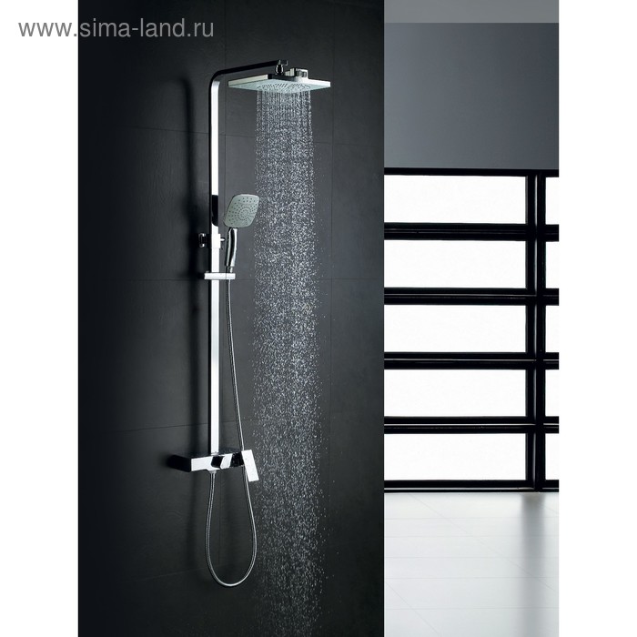 

Смеситель для душа Lemark LM7005C, с верхней душевой лейкой, цвет хром