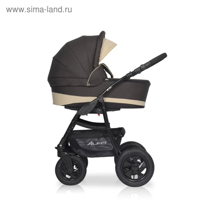 

Коляска 2 в 1 Riko Alfa, цвет коричневый, бежевый