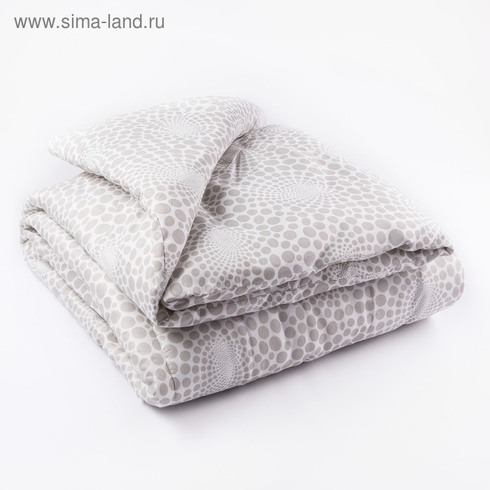 Одеяло всесезонное, размер 140х205 см, цвет МИКС, синтепон