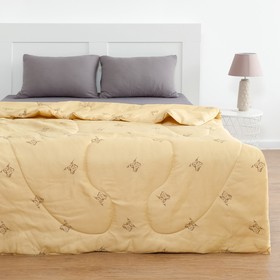Одеяло Овечья шерсть 140x205 см, полиэфирное волокно 200 гр/м, пэ 100% Ош