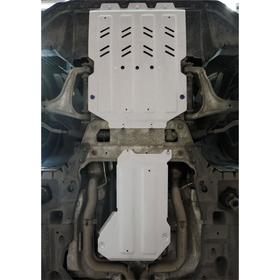 

Защита картера, КПП и РК Rival для Maserati Levante 2016-2017, штампованная, алюминий 4 мм, с крепежом, 2 части, K333.3601.1