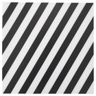 Салфетка под приборы ПИПИГ, в полоску, черный/белый - Фото 1