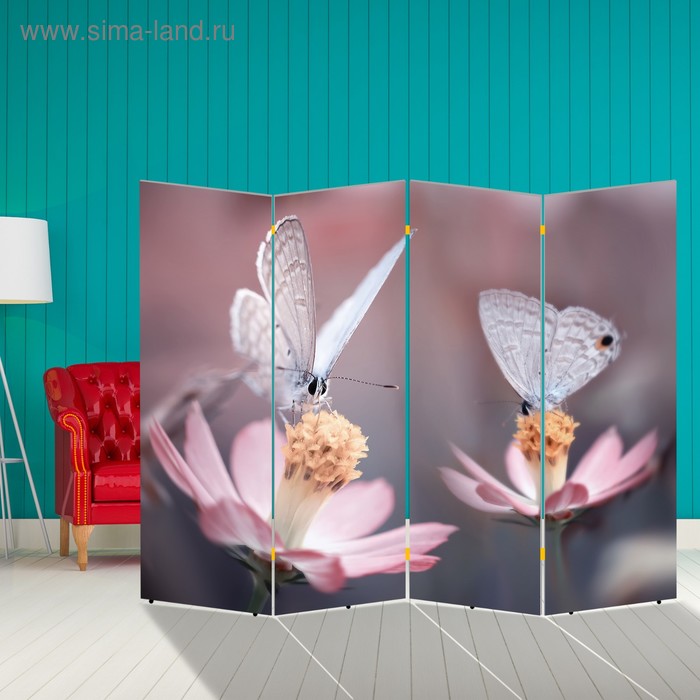 Ширма Бабочка. декор 7, двухсторонняя, 200 х 160 см ширма бабочка декор 7 200 х 160 см