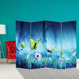 Ширма "Бабочка. декор 8", 200 × 160 см от Сима-ленд