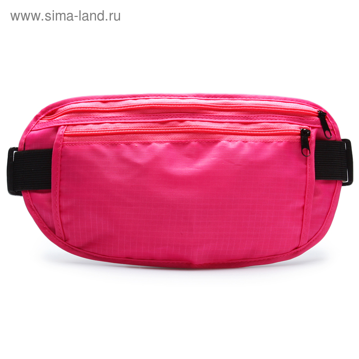 Сумка спортивная на пояс ONLITOP, 25х13 см, цвет розовый сумка спортивная на пояс для телефона 23 см цвет черный onlitop 3931218