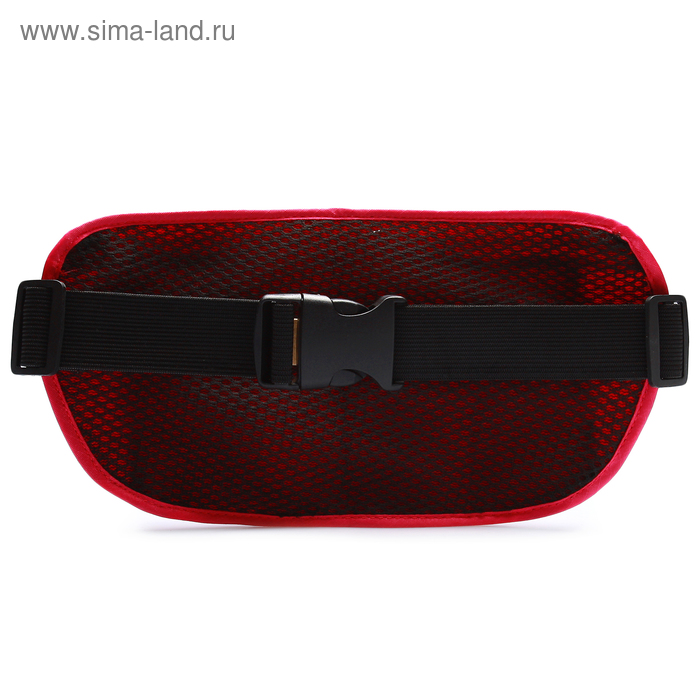 фото Сумка спортивная на пояс onlitop, 25х13 см, цвет розовый