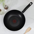 Сковорода WOK Cook Right, d=28 см, антипригарное покрытие, цвет фиолетовый - Фото 2