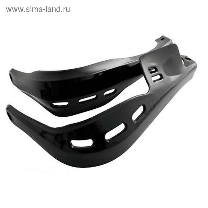Защитные накладки рук на эндуро, пара, черные, PW 320-105 цена и фото