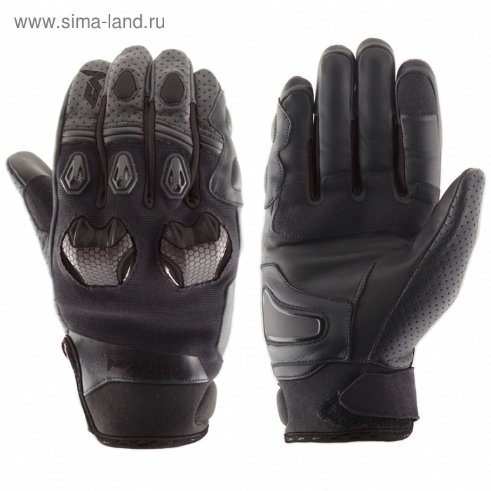 Перчатки кожаные Stinger, размер L, чёрные кожаные перчатки jet2 размер xxl чёрные