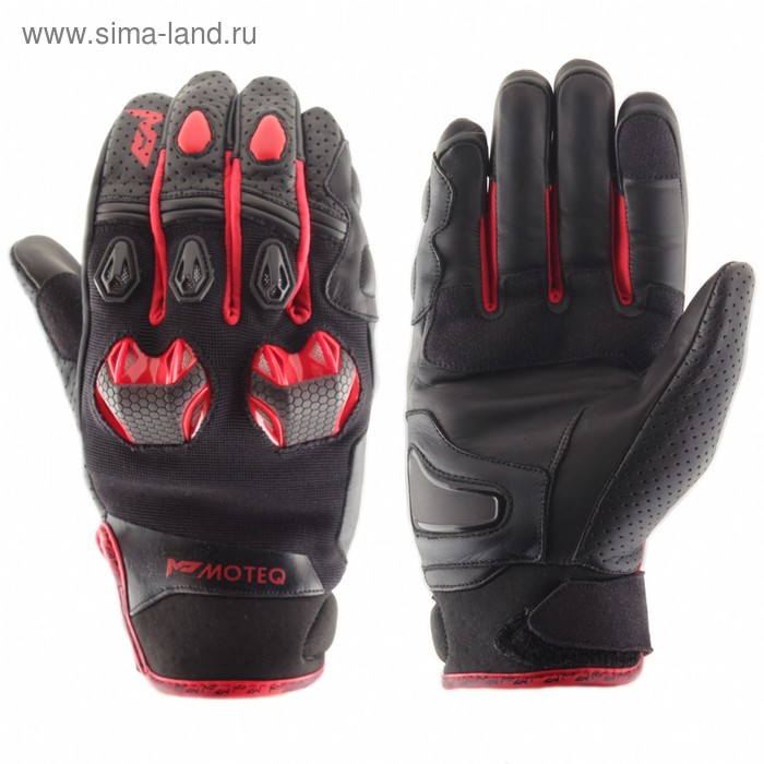 Перчатки кожаные Stinger, размер M, красные перчатки кожаные stinger размер l чёрные