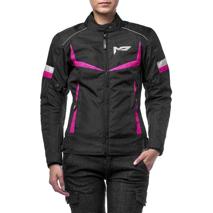 Куртка женская ASTRA, размер XS, чёрно-розовая