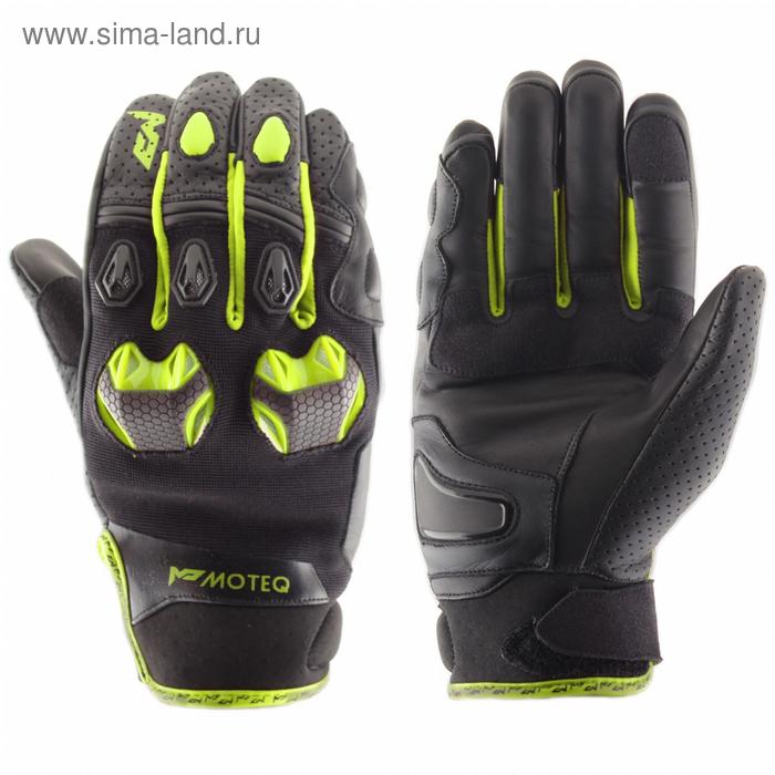Перчатки кожаные Stinger, размер M, флуоресцентно-жёлтые перчатки кожаные stinger флуоресцентно зеленые l