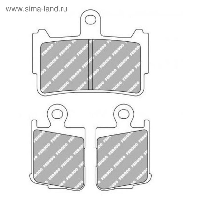 

Колодки тормозные Ferodo, FDB2259ST