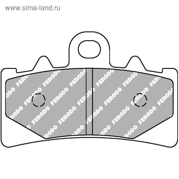 

Колодки тормозные дисковые, 2 шт, FDB2266ST