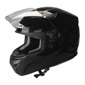 Шлем интеграл ZS-813A черный глянец, XL от Сима-ленд