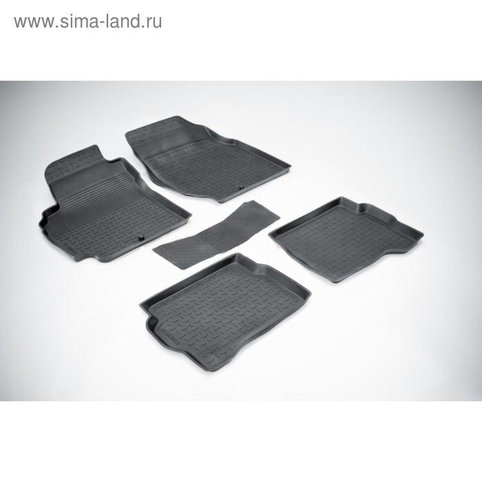 авточехлы для ford mondeo iv titanium 2007 2014 серый экокожа набор Резиновые коврики с высоким бортом для Ford Mondeo IV 2007-2010/Mondeo IV 2010-2014