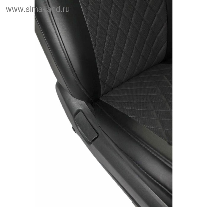 

Авточехлы из экокожи ромб для Renault Duster рестайлинг, 60/40) 2015-н.в., набор