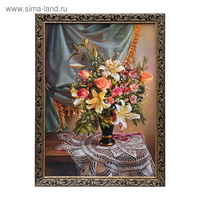 

Картина "Букет с лилиями" 57х77см