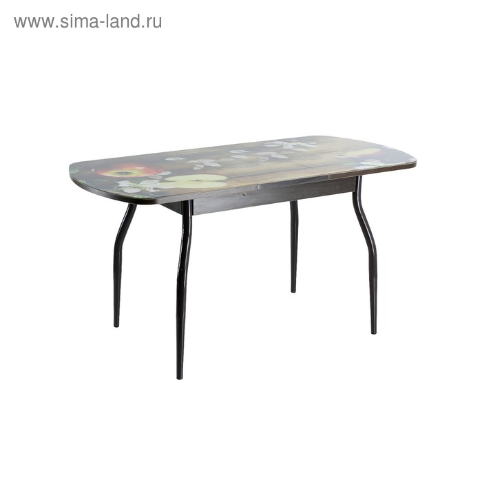 

Стол раздвижной с фотопечатью Стин, 1100(1420)x700x760, Венге/Дерево/Крашен. фигурные