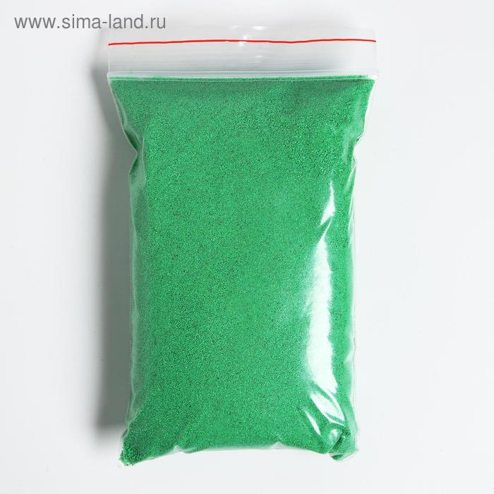 фото №8 цветной песок «зеленый» 500 г песочный мир
