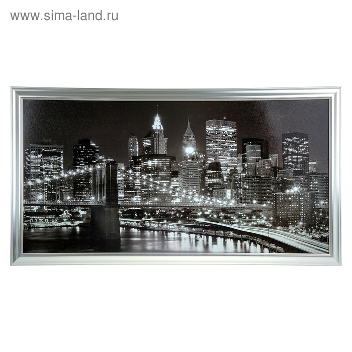 Картина Мост на Манхеттен 954 50х100 см картина на холсте фантазия 50х100 см