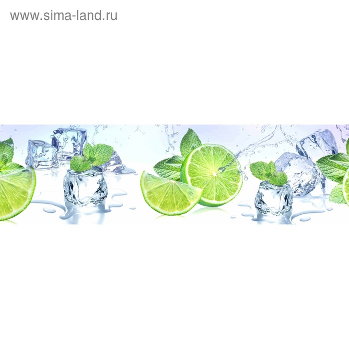 

Кухонный фартук 2100х600 мм, закалённое стекло 4 мм, 6 отверстий под крепёж, цвет АРТ44