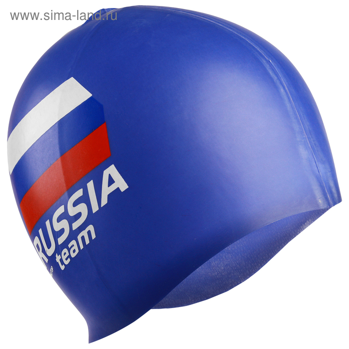 фото Шапочка для плавания russia team, силикон, цвета микс onlitop