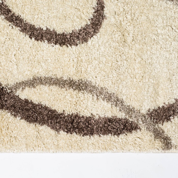 

Ковер Шегги прямоугольный 80х150 см, 100% полипропилен, джут