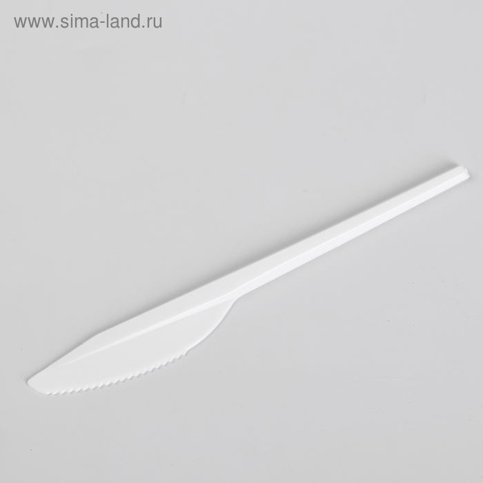 Нож пластмассовый, цвет белый