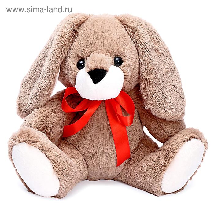 Мягкая игрушка «Кролик Егорка» тёмный, 28 см
