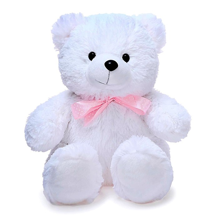 Мягкая игрушка «Медведь Эдди малый», цвет белый, 30 см