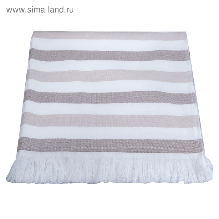 фото Полотенце stripe, размер 50 × 90 см, коричневый hobby home collection