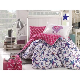 

КПБ Carmen, 160 х 240 см, 160 х 220 см, 50 х 70 см, 70 х 70 см по 1 шт, фуксия