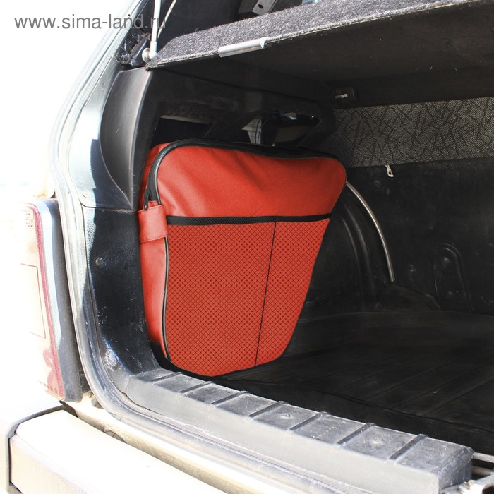 фото Сумка-вкладыш в багажник lada niva 4x4, 2 шт, оксфорд 600, красный tplus