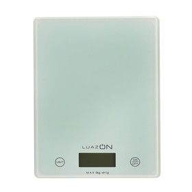 Весы кухонные LuazON LVK-702, электронные, до 7 кг, белые от Сима-ленд