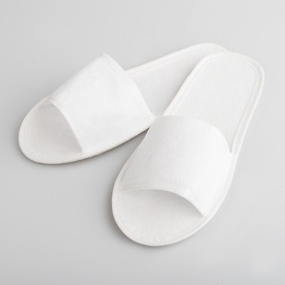 Комплект тапочек «Синус», One Size, цвет белый