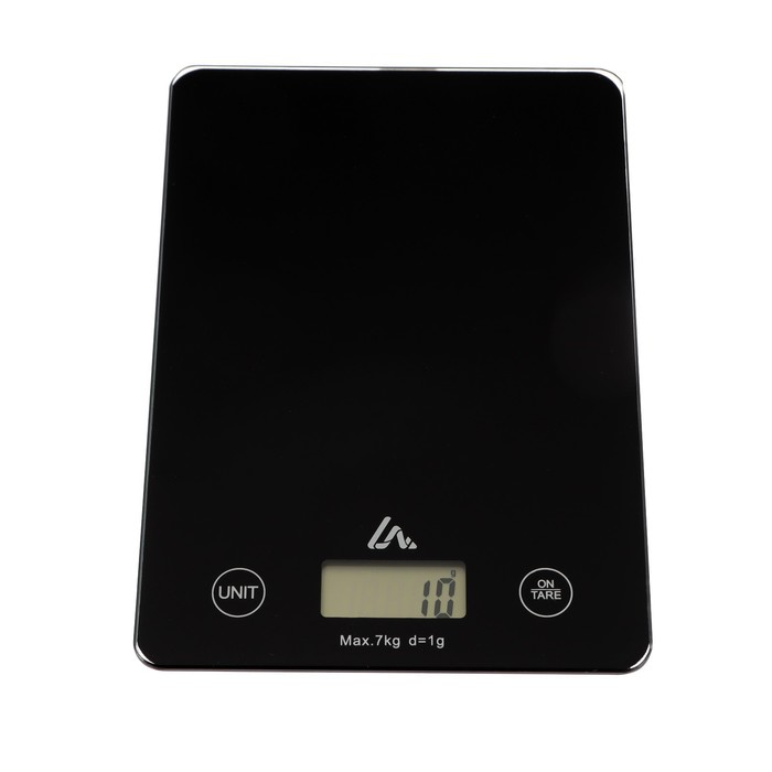 Весы кухонные Luazon LVK-702, электронные, до 7 кг, чёрные весы кухонные luazon lvk 702 электронные до 7 кг белые