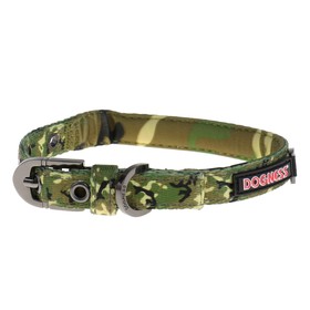 

Ошейник Dogness Camo, S, 31-42 х 1,6 см, до 12 кг, нейлон/неопрен, зеленый