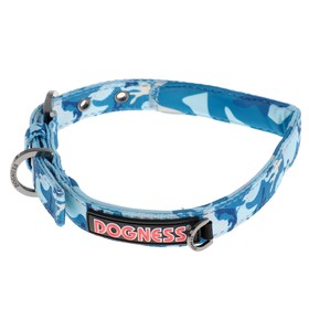

Ошейник Dogness Camo, М, 41-51 х 2 см, до 25 кг, нейлон/неопрен, синий