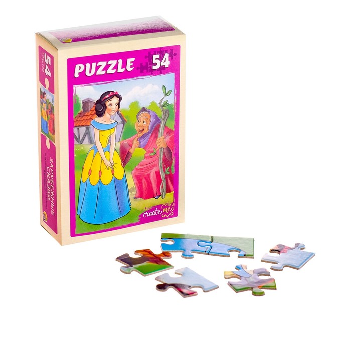 Пазл "Зарубежные сказки", 54 элемента, МИКС