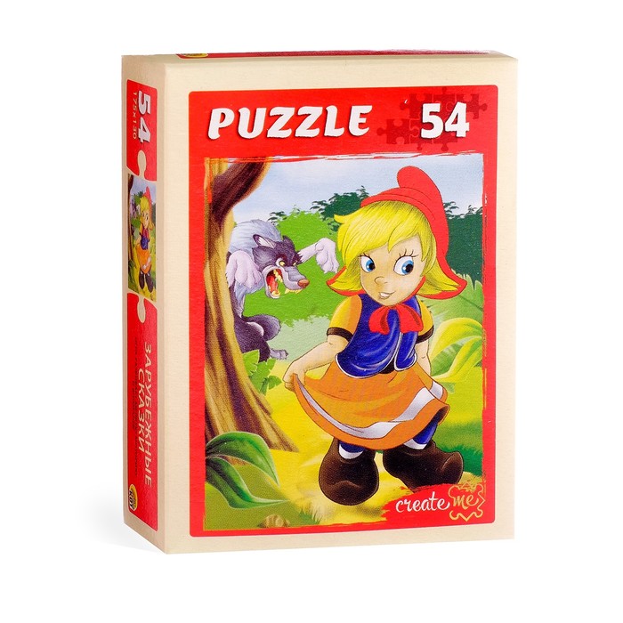 Пазл "Зарубежные сказки", 54 элемента, МИКС